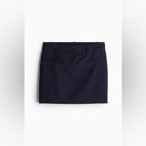 Navy mini skirt